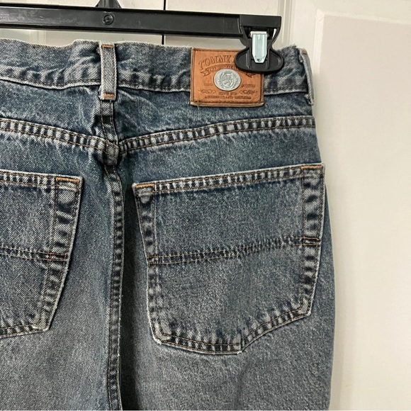 Vintage Tommy Hilfiger Tommy Jeans Faded Denim Pants Button Fly - Picture 5 of 11